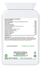 Load image into Gallery viewer, Nomara Organics Digestive Support Complex. 90 capsules of plant-derived enzymes, herbs & curcumin. Dairy & gluten-free and Kosher approved.