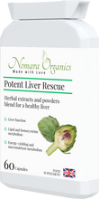 Load image into Gallery viewer, Nomara Organics Potent Liver Rescue .Supports liver functions- cleansing, immunity, energy reserve and release & key body metabolic functions.