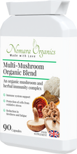 Load image into Gallery viewer, Multi-Mushroom Organic Blend. A unique potent blend include Maitake, Reishi, Shiitake and Astragalus root for protecting immunity and cell health.