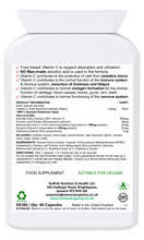 Load image into Gallery viewer, Nomara Organics Natural Vitamin C. Non-acidic, naturally sourced from fruits and herbs. Supports immunity, protects against fatigue and infections.