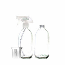 Load image into Gallery viewer, ECOFRIENDLY BPA-FREE GLASS SPRAY BOTTLES, 2 X 300ML by Nomara Organics®. Ecofriendly, Reusable for Kitchen, oil-vinegar, DIY, Hair care, Bathroom