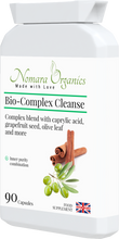 Load image into Gallery viewer, Nomara Organics Bio-Complex Cleanse for gastrointestinal support. Contains a combination of 12 herbs including natural caprylic acid.