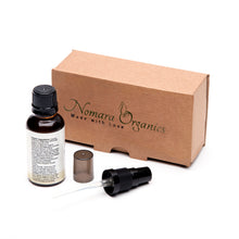 Load image into Gallery viewer, Nomara Organics ON-THE-SPOT ACNE DRYING THERAPY - For Drying and Shrinking Acne spots and Clearing Black heads. Pure Cold pressed Organic Starflower oil, Organic vitamins E &amp; A Retinol and antioxidant CO2 extracts. Vegan-friendly, Non-toxic - 30ml
