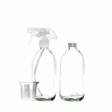 Load image into Gallery viewer, ECOFRIENDLY BPA-FREE GLASS SPRAY BOTTLES, 2 X 300ML by Nomara Organics®. Ecofriendly, Reusable for Kitchen, oil-vinegar, DIY, Hair care, Bathroom
