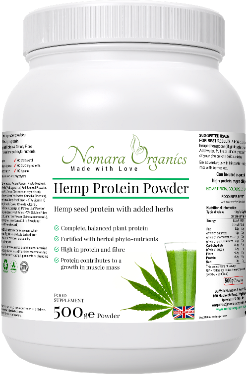 Hemp Protein Powder and Phyto-nutrient Blend